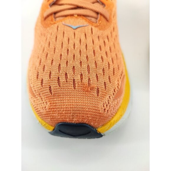 Hoka One One Women's Clifton 8 Orange Running Training Shoes Size 9D US - Picture 11 of 11